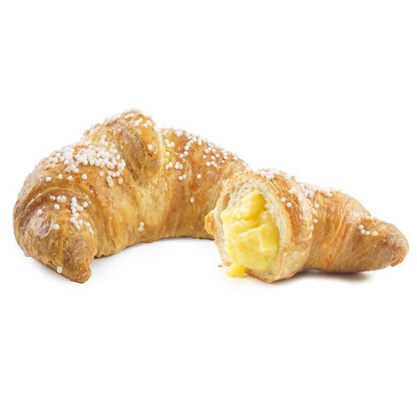 Cupiello Curved Extra Filled Custard Croissant Frozen 5x80g