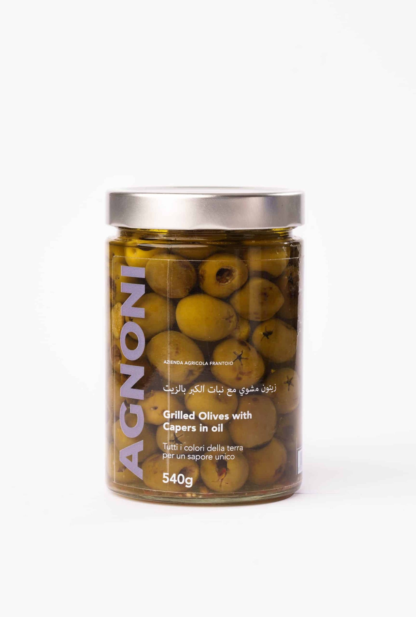 Grilled Olives W Capers Agnoni 540g