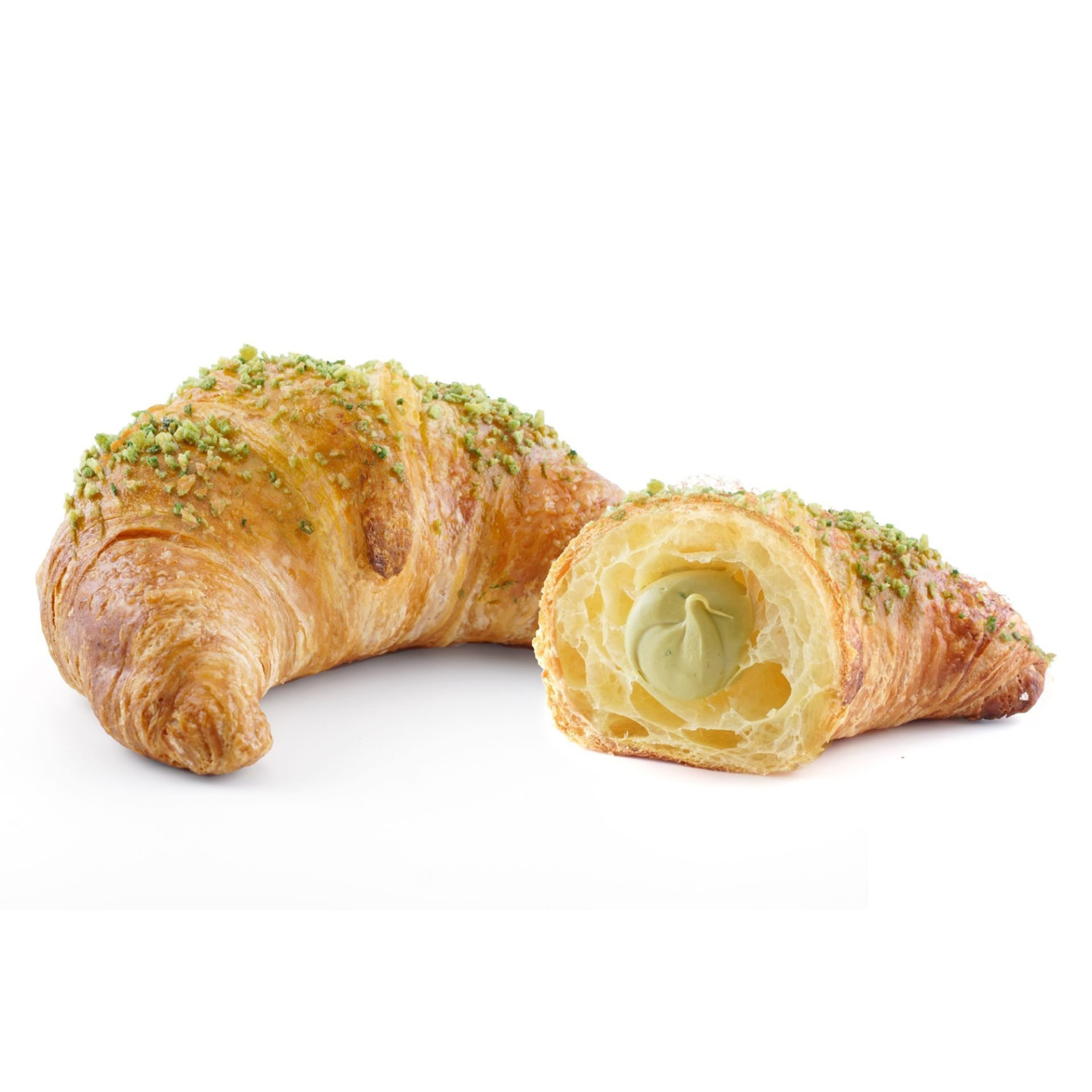 Cupiello Pistachio Curved Croissant Frozen 5x85g