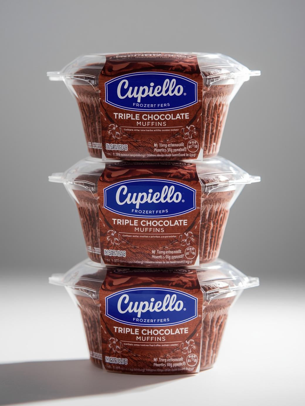 Cupiello Muffin Triple Chocolate Frozen 3x112g