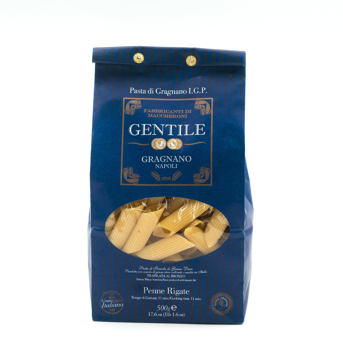 Gentile Pasta Penne Rigate 500g